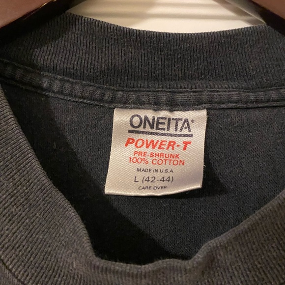 VINTAGE, authentic Jane Fonda Workout Tshirt, cropped, size L - Picture 2 of 5